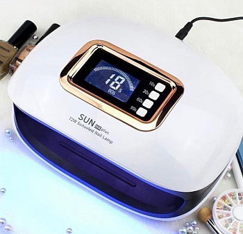 Гибридная лампа для гель-лака и шеллака Sun H4 Plus (72W / LED+UV)