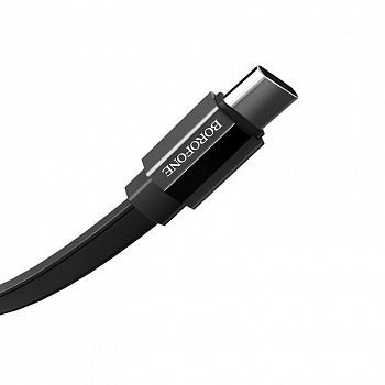 Кабель Borofone BU8 Glory, USB - USB Type-C, 1.2 м, черный