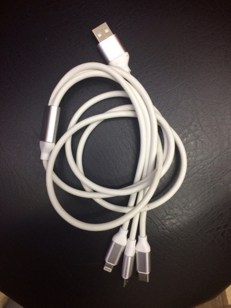 USB КАБЕЛЬ 3 В 1 I5/V8/TYPE-C