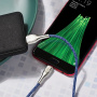 Кабель Hoco U59 USB - micro USB, 1.2 м синий
