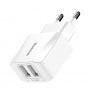 Сетевое зарядное устройство Baseus CCALL-MN02, 2 USB, 2.1А