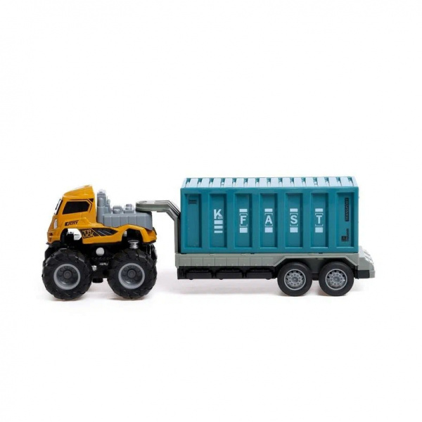 Игрушечный инерционный грузовик freight truck