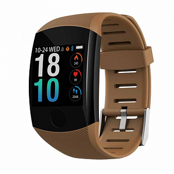 Фитнес часы Smart Watch Q11 коричневые