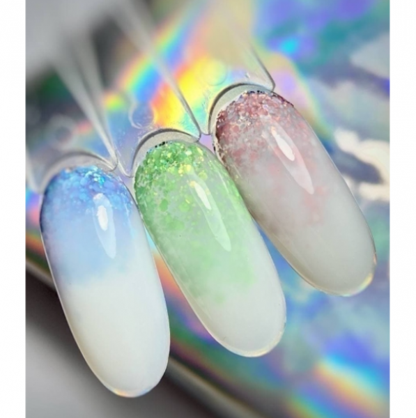 Глиттер для ногтей 2в1 PLATINUM PAINT GEL