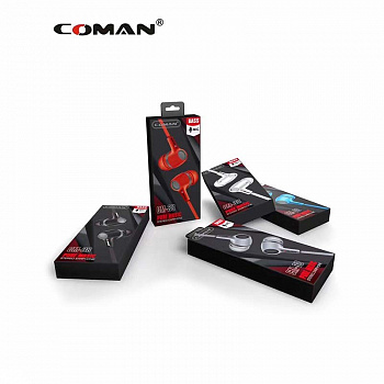 Наушники-вкладыши Coman CM-38 Red