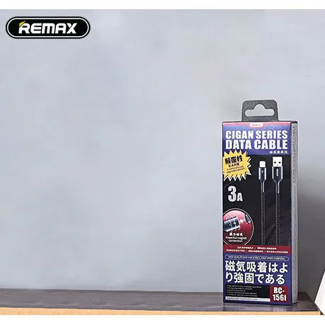 Кабель Remax Cigan series RC-156i, lightning, 1 м, черный